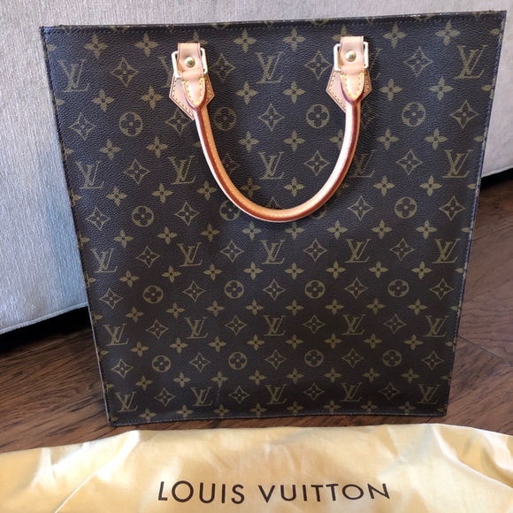 Auth LOUIS VUITTON Sac Plat Tote - Picture 1 of 16